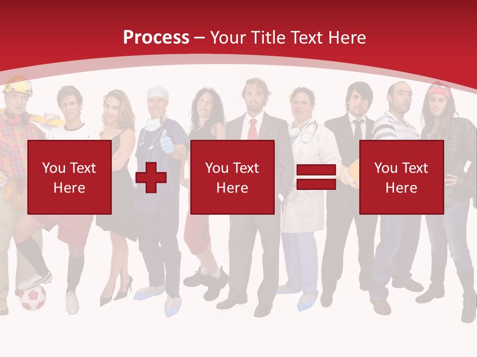 Crowd Worker Lots PowerPoint Template