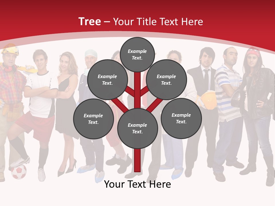 Crowd Worker Lots PowerPoint Template