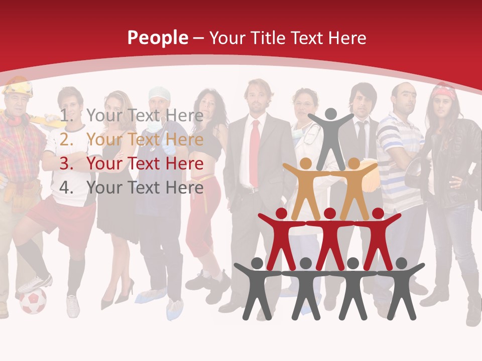 Crowd Worker Lots PowerPoint Template