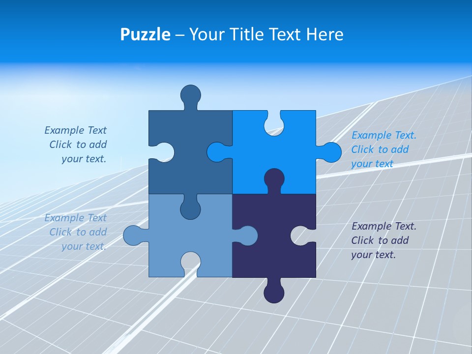 Electricity Panel Solar PowerPoint Template