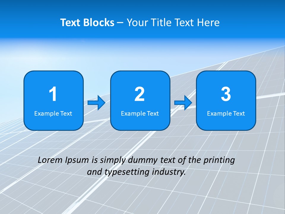 Electricity Panel Solar PowerPoint Template