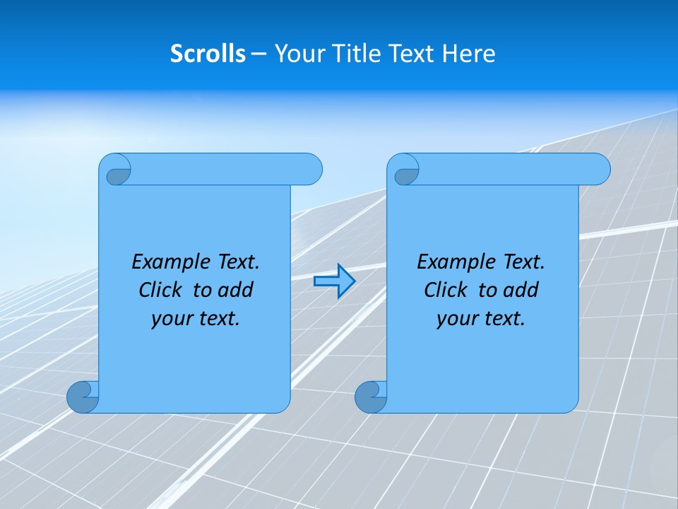 Electricity Panel Solar PowerPoint Template