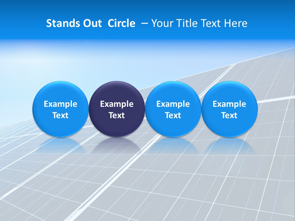 Electricity Panel Solar PowerPoint Template
