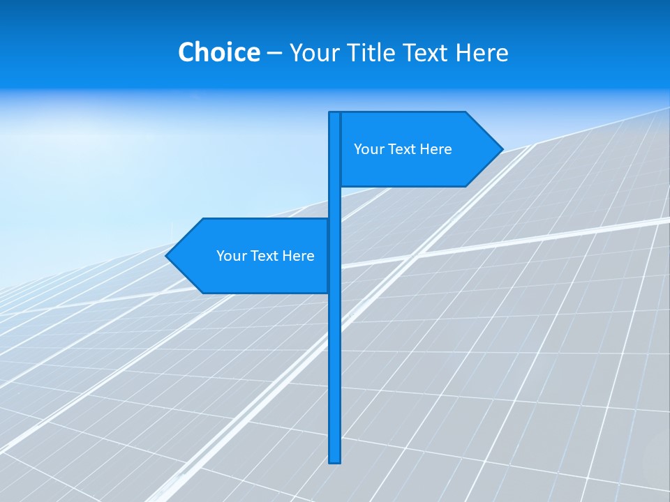 Electricity Panel Solar PowerPoint Template