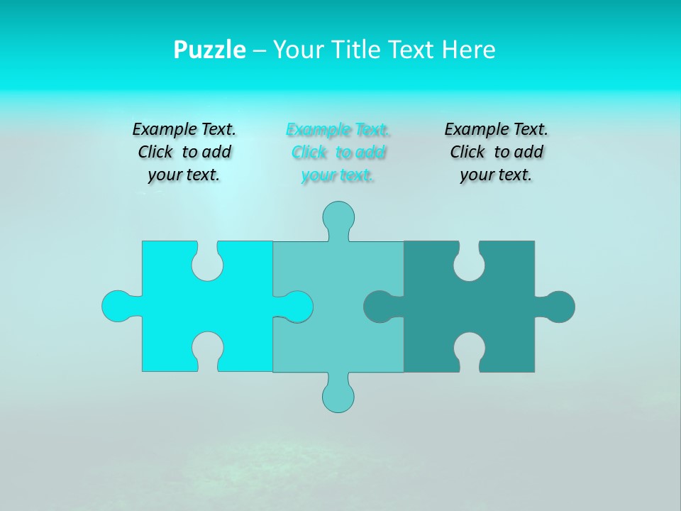 Waterway Caribbean Aquarium PowerPoint Template