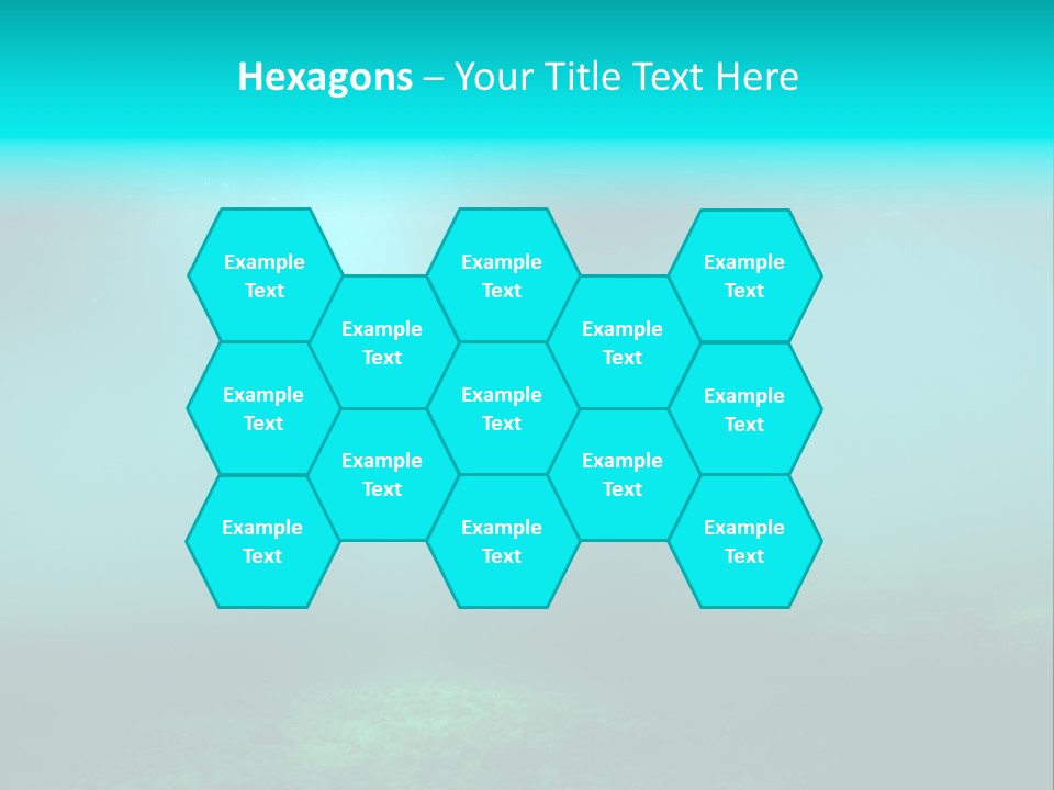 Waterway Caribbean Aquarium PowerPoint Template