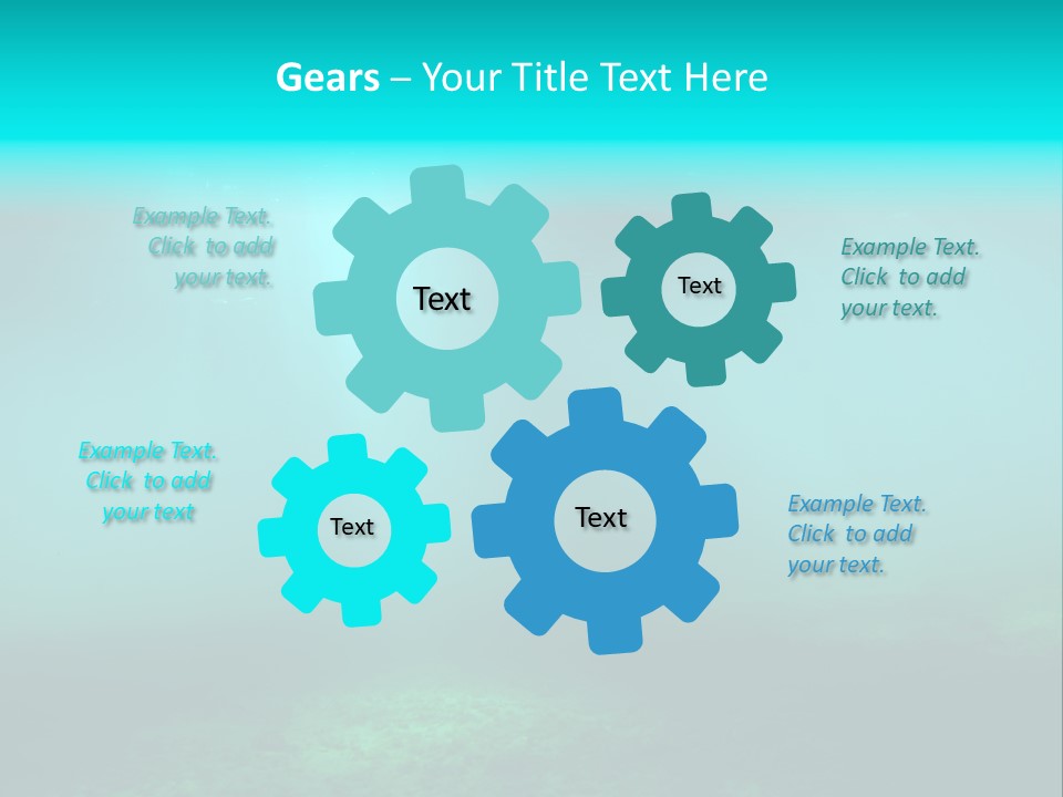 Waterway Caribbean Aquarium PowerPoint Template