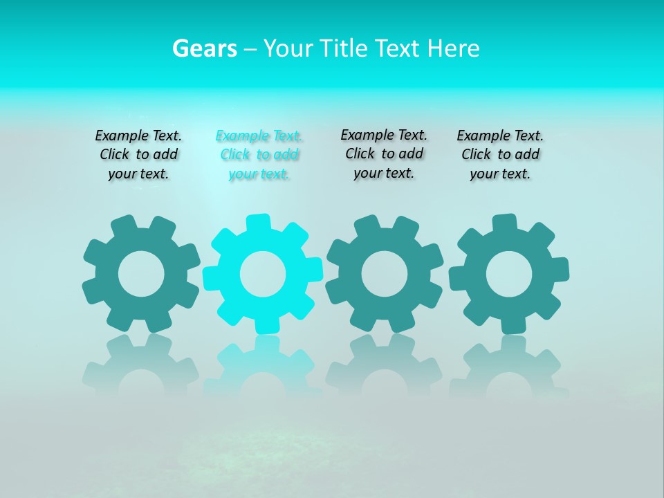 Waterway Caribbean Aquarium PowerPoint Template