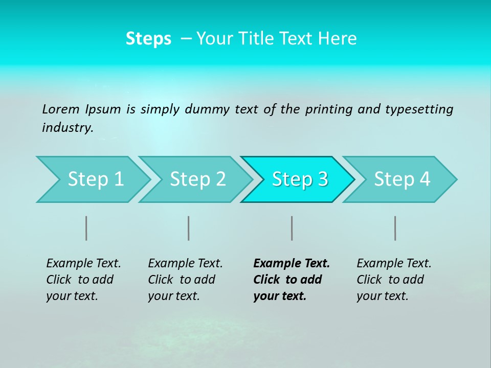 Waterway Caribbean Aquarium PowerPoint Template