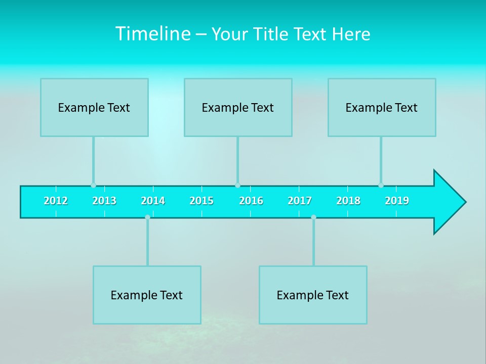Waterway Caribbean Aquarium PowerPoint Template