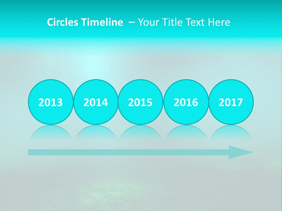 Waterway Caribbean Aquarium PowerPoint Template