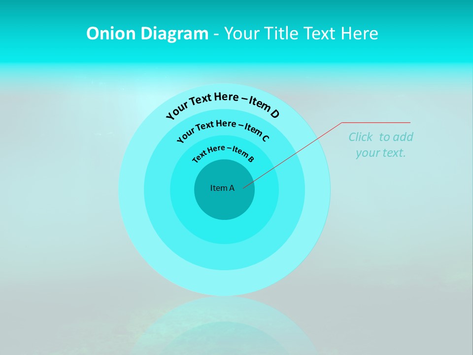 Waterway Caribbean Aquarium PowerPoint Template