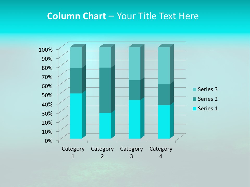 Waterway Caribbean Aquarium PowerPoint Template