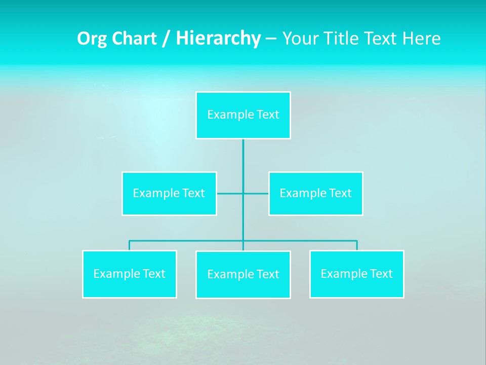 Waterway Caribbean Aquarium PowerPoint Template