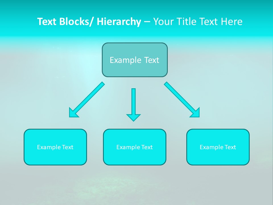 Waterway Caribbean Aquarium PowerPoint Template