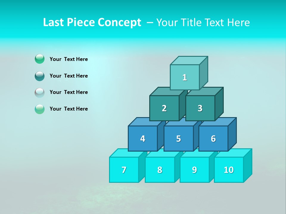 Waterway Caribbean Aquarium PowerPoint Template