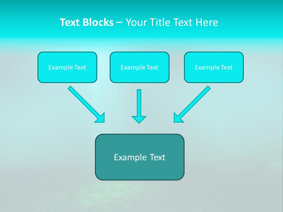 Waterway Caribbean Aquarium PowerPoint Template
