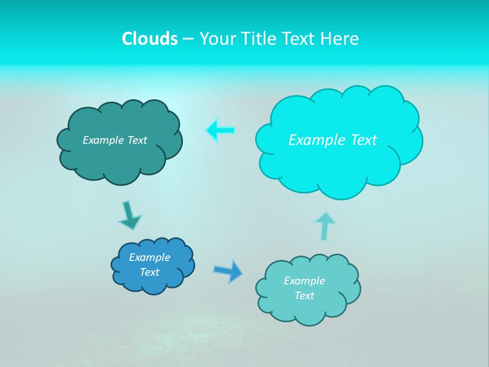 Waterway Caribbean Aquarium PowerPoint Template