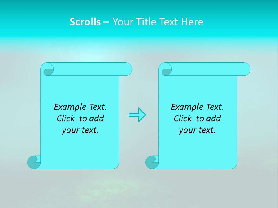 Waterway Caribbean Aquarium PowerPoint Template