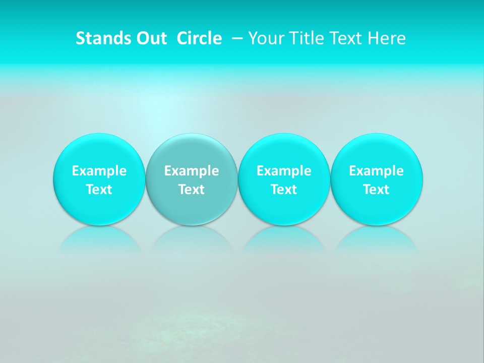 Waterway Caribbean Aquarium PowerPoint Template