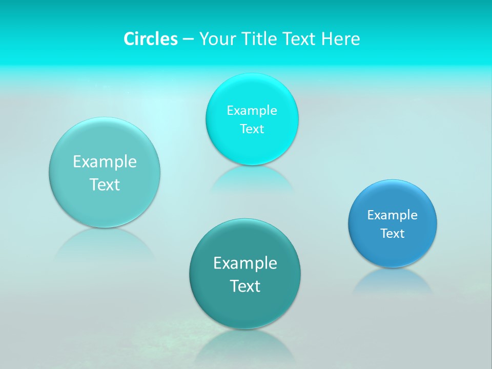 Waterway Caribbean Aquarium PowerPoint Template