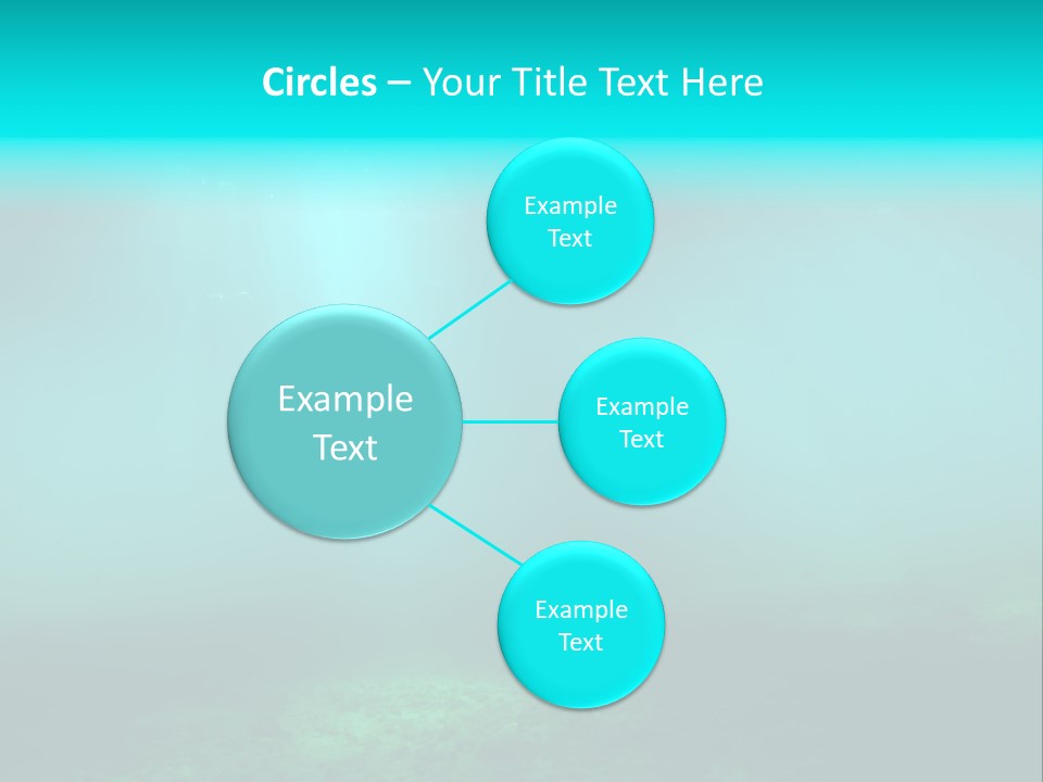 Waterway Caribbean Aquarium PowerPoint Template