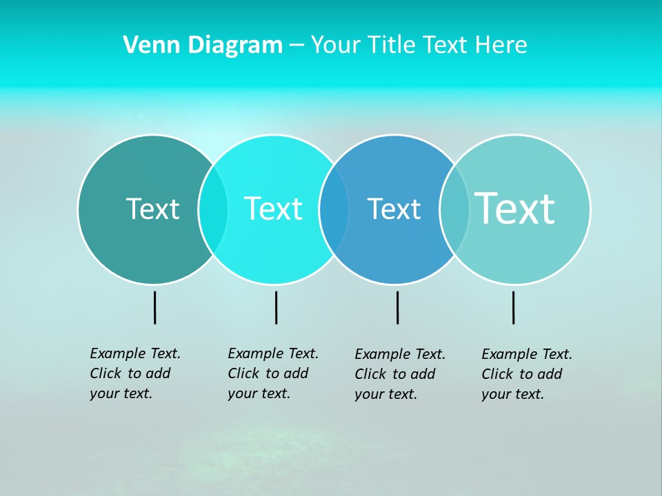 Waterway Caribbean Aquarium PowerPoint Template