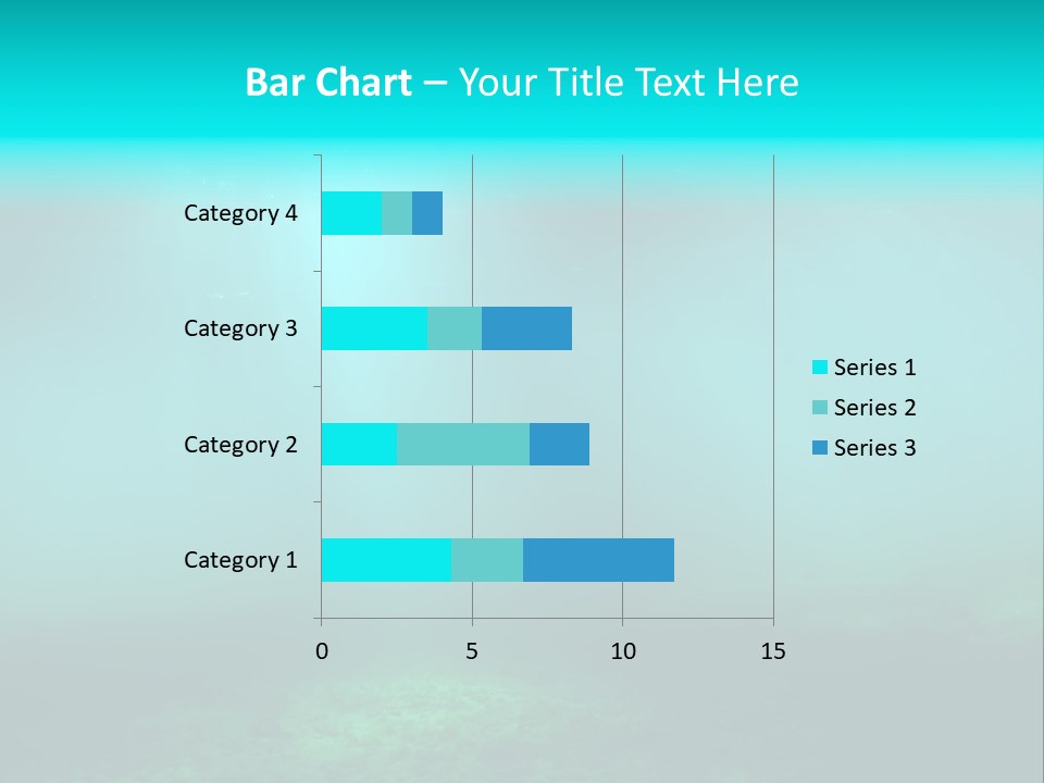 Waterway Caribbean Aquarium PowerPoint Template