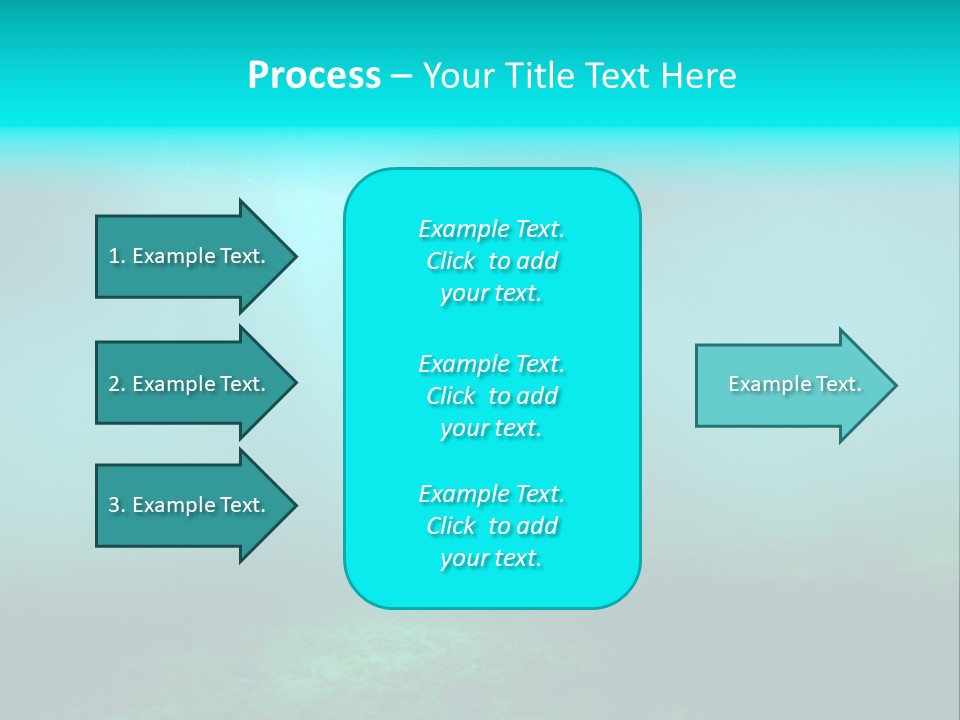 Waterway Caribbean Aquarium PowerPoint Template