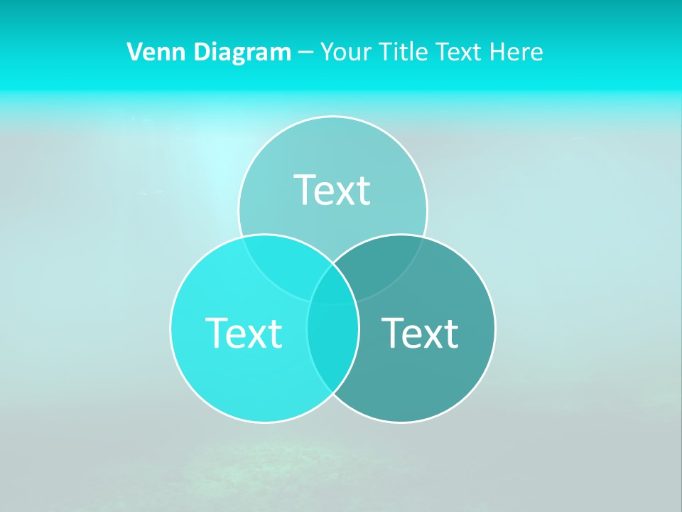 Waterway Caribbean Aquarium PowerPoint Template