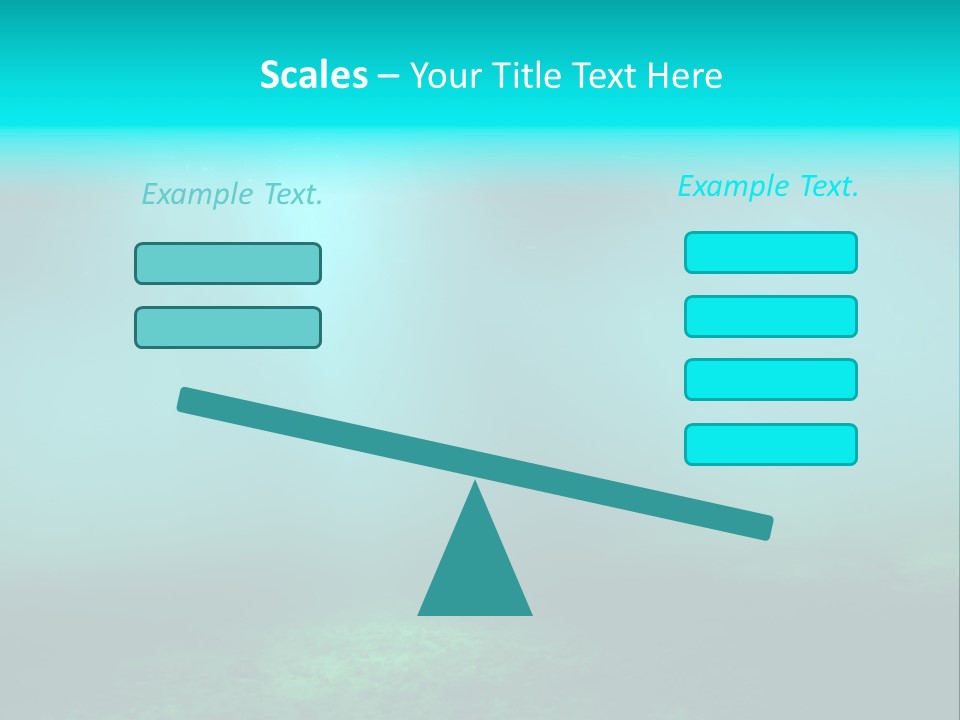 Waterway Caribbean Aquarium PowerPoint Template