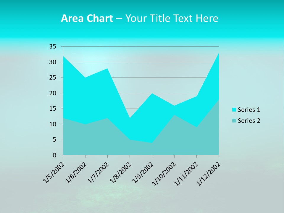 Waterway Caribbean Aquarium PowerPoint Template