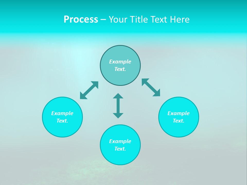 Waterway Caribbean Aquarium PowerPoint Template