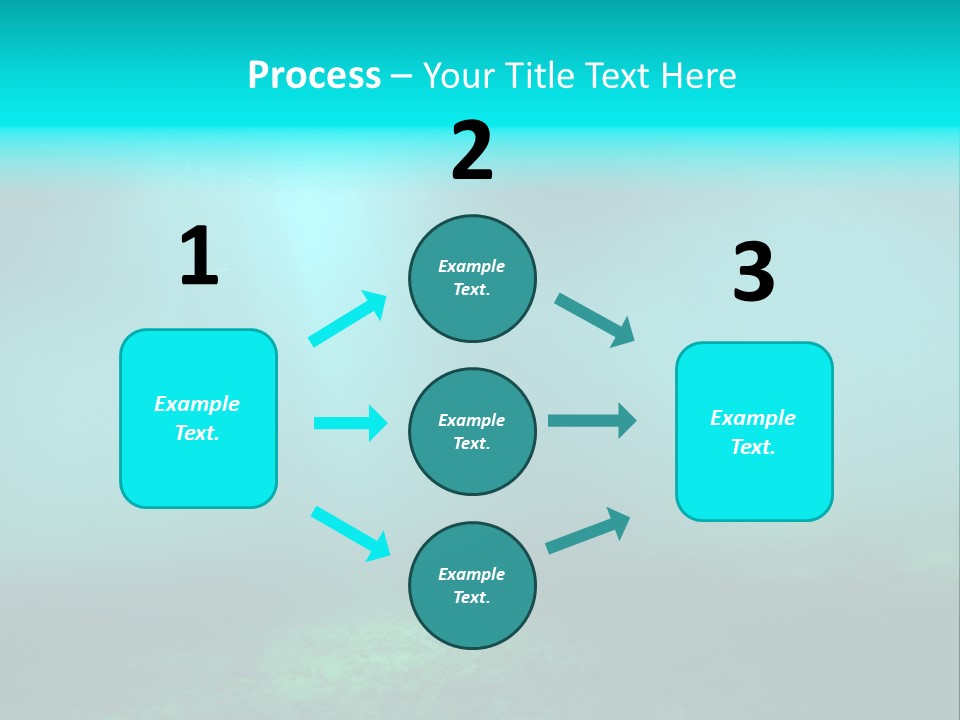 Waterway Caribbean Aquarium PowerPoint Template