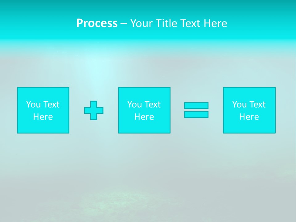 Waterway Caribbean Aquarium PowerPoint Template