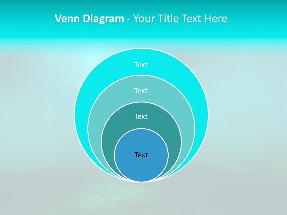 Waterway Caribbean Aquarium PowerPoint Template