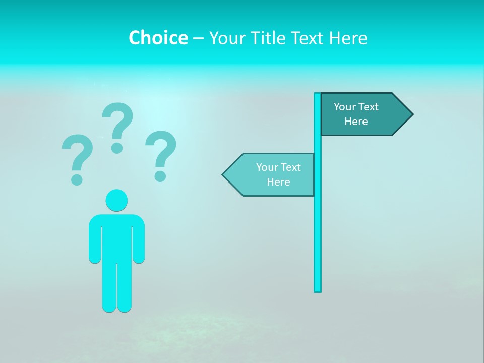 Waterway Caribbean Aquarium PowerPoint Template