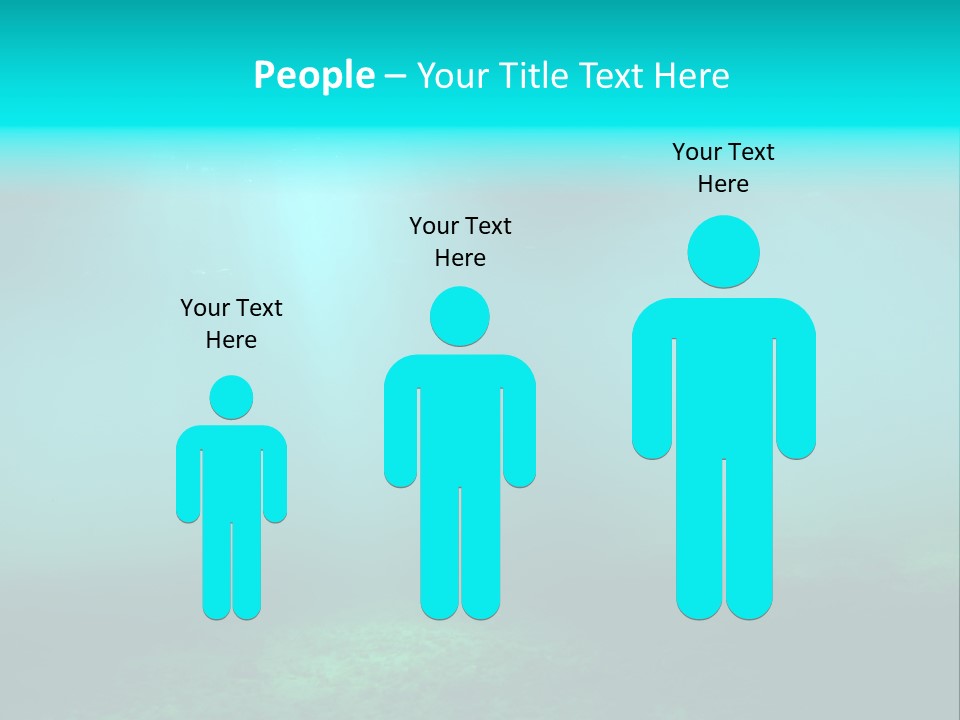 Waterway Caribbean Aquarium PowerPoint Template