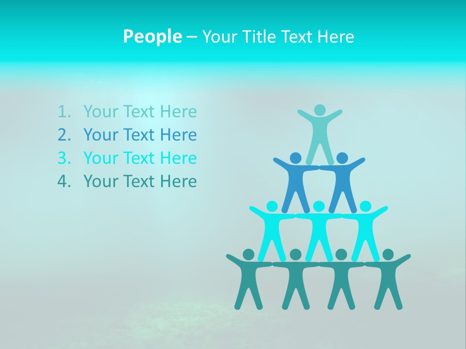 Waterway Caribbean Aquarium PowerPoint Template