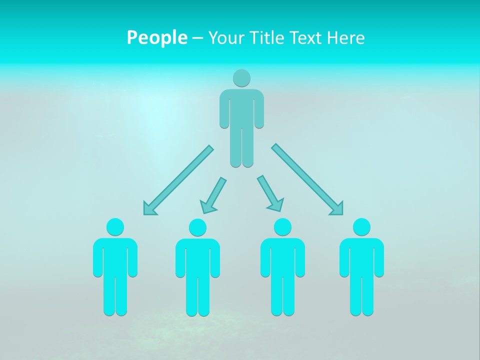 Waterway Caribbean Aquarium PowerPoint Template