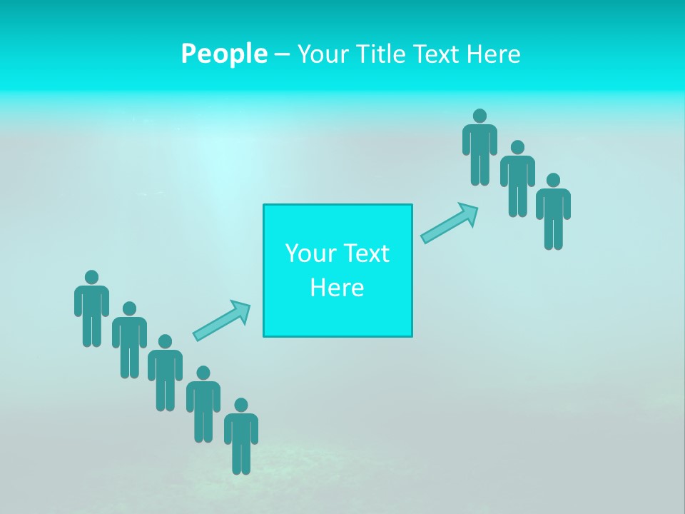 Waterway Caribbean Aquarium PowerPoint Template