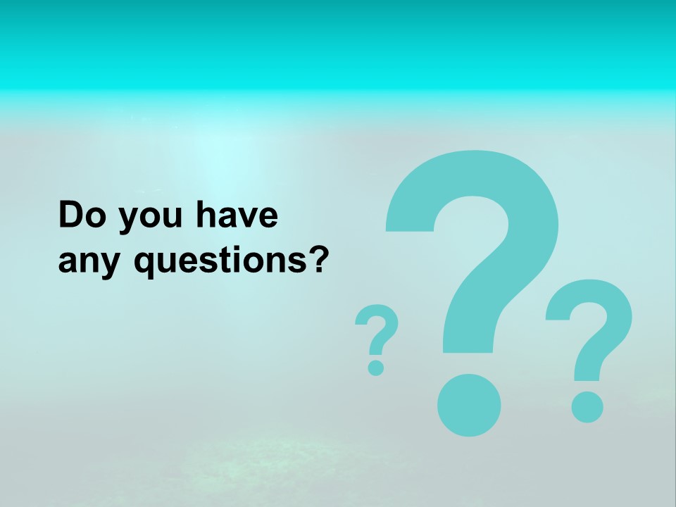 Waterway Caribbean Aquarium PowerPoint Template