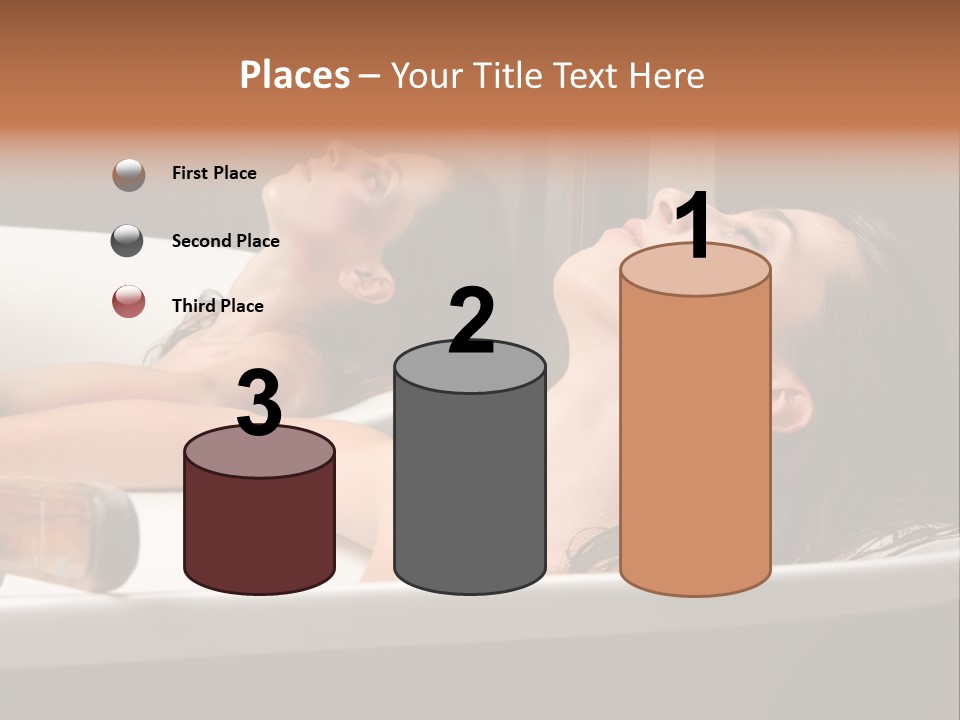 Girlfriend Battered Relaxing PowerPoint Template