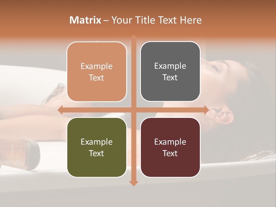 Girlfriend Battered Relaxing PowerPoint Template