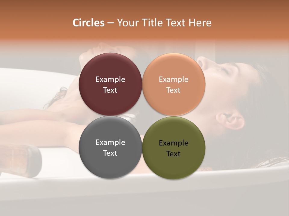 Girlfriend Battered Relaxing PowerPoint Template