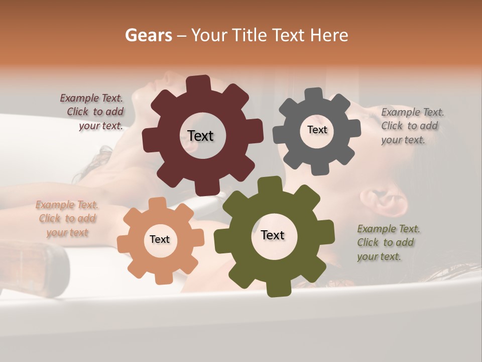 Girlfriend Battered Relaxing PowerPoint Template