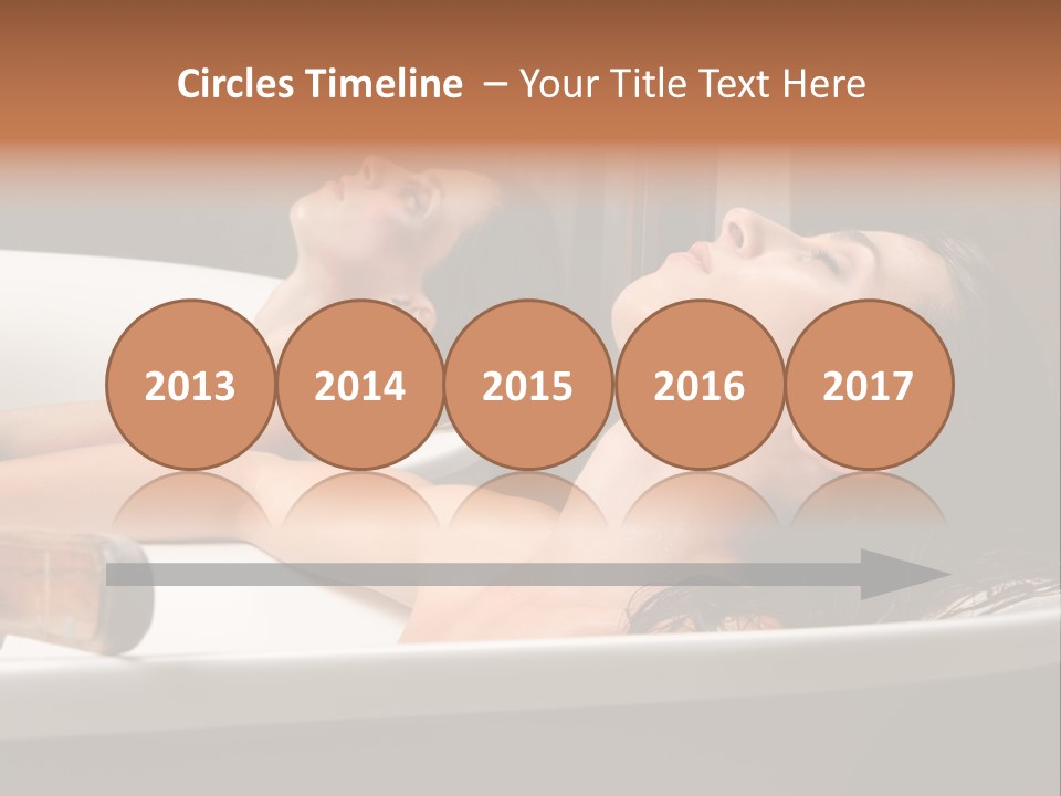 Girlfriend Battered Relaxing PowerPoint Template