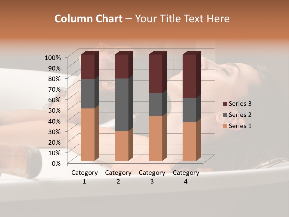 Girlfriend Battered Relaxing PowerPoint Template