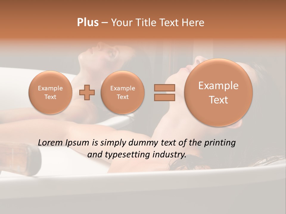 Girlfriend Battered Relaxing PowerPoint Template