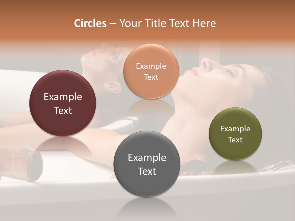 Girlfriend Battered Relaxing PowerPoint Template